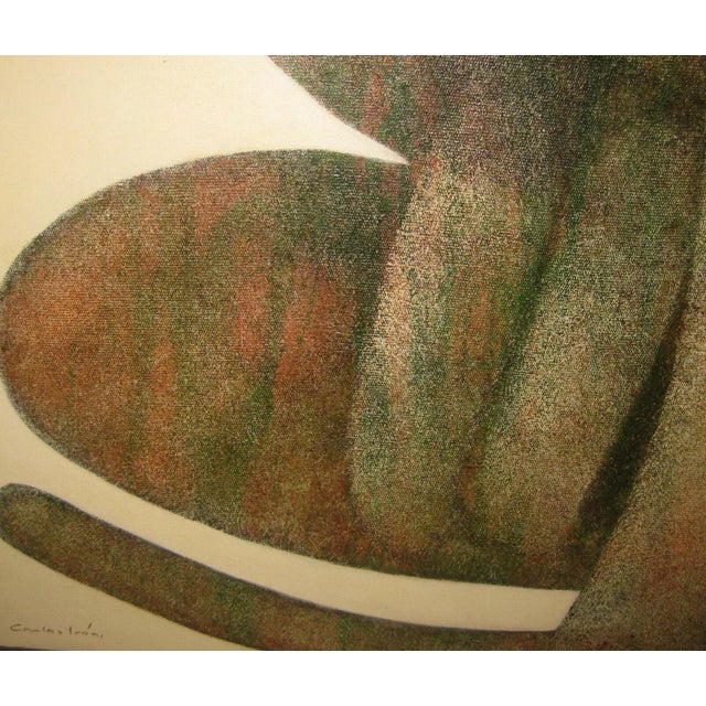 Pareja Sobre Aves Ii Oil Painting by Carlos Alberto Leon Cruz For Sale - Image 10 of 13