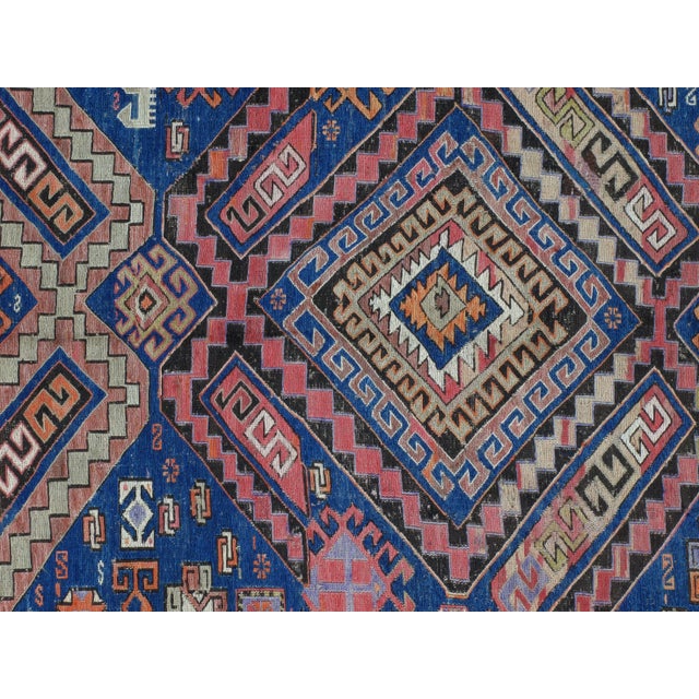 1910s Early 20th Century Antique Soumak Kilim Rug - 5′9″ × 12′ For Sale - Image 5 of 7
