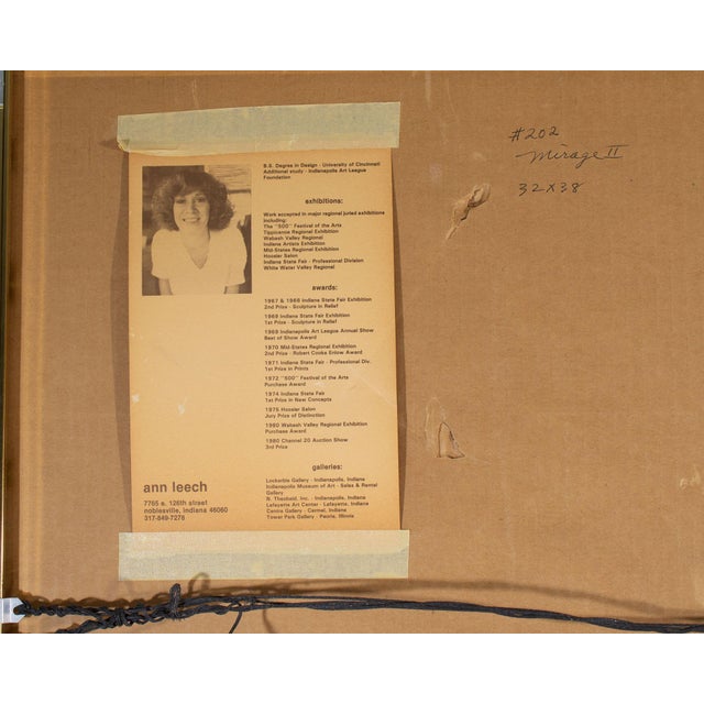 “Mirage Ii” Abstract Watercolor Painting by Ann Leech For Sale - Image 9 of 10