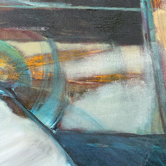 Lorraine Donaghy Owen Original Abstract Painting "Ocean Echo" 2007 For Sale In Mobile - Image 6 of 12
