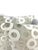 Contemporary Silver Chenille Rings Pattern Pillow Cover - 20" X 20" For Sale - Image 3 of 5