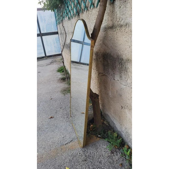 Mid-Century Mirror with Brass Frame, in Good conditions. Designed 1950 to 1959