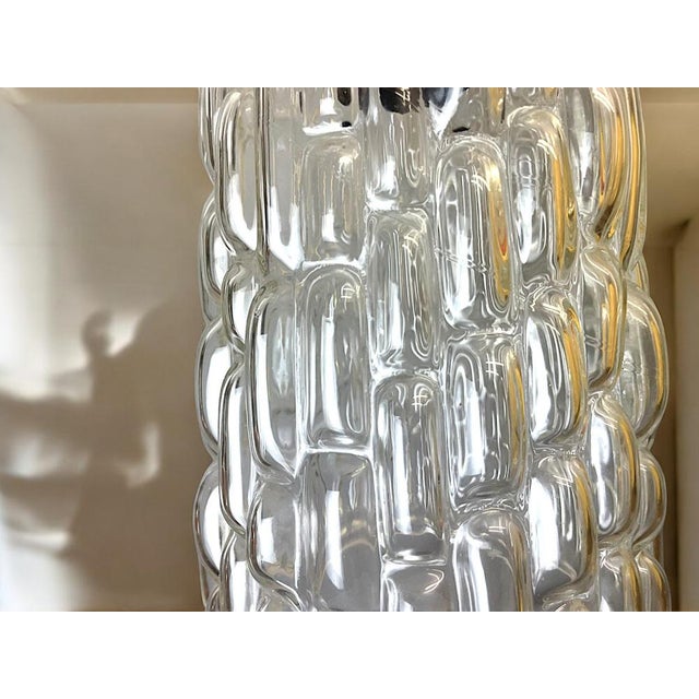 Mid-Century Modern Bubble Glass Hanging Lamp in style of Helena Tynell, 1960s For Sale - Image 6 of 8