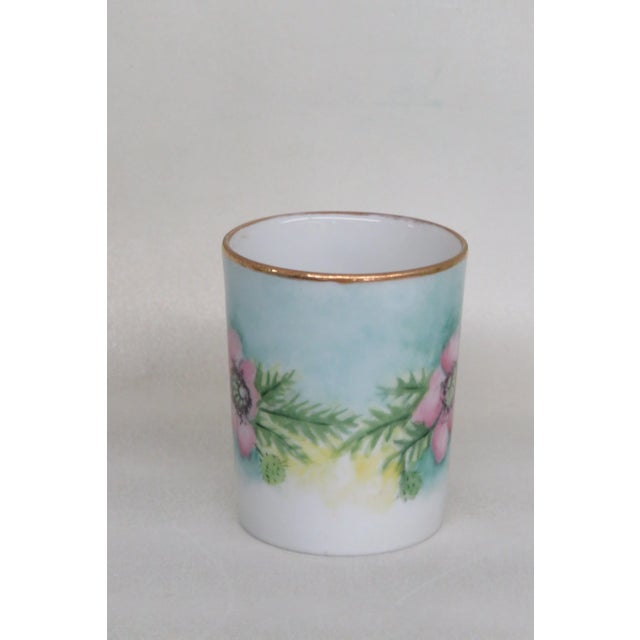 Pink Flowers Small Mug Cup For Sale - Image 4 of 12