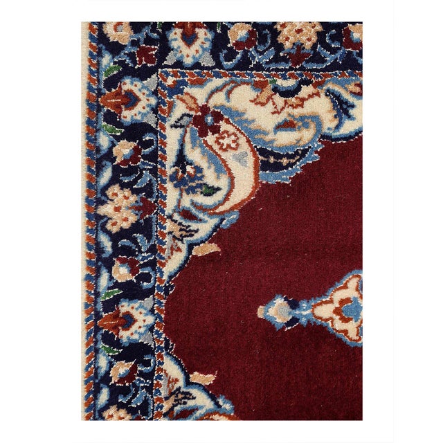 Hand knotted Nain rug ,Original Fine Persian Rug. Handmade Hand-knotted Silk & wool on a Silk .Classical combination of...