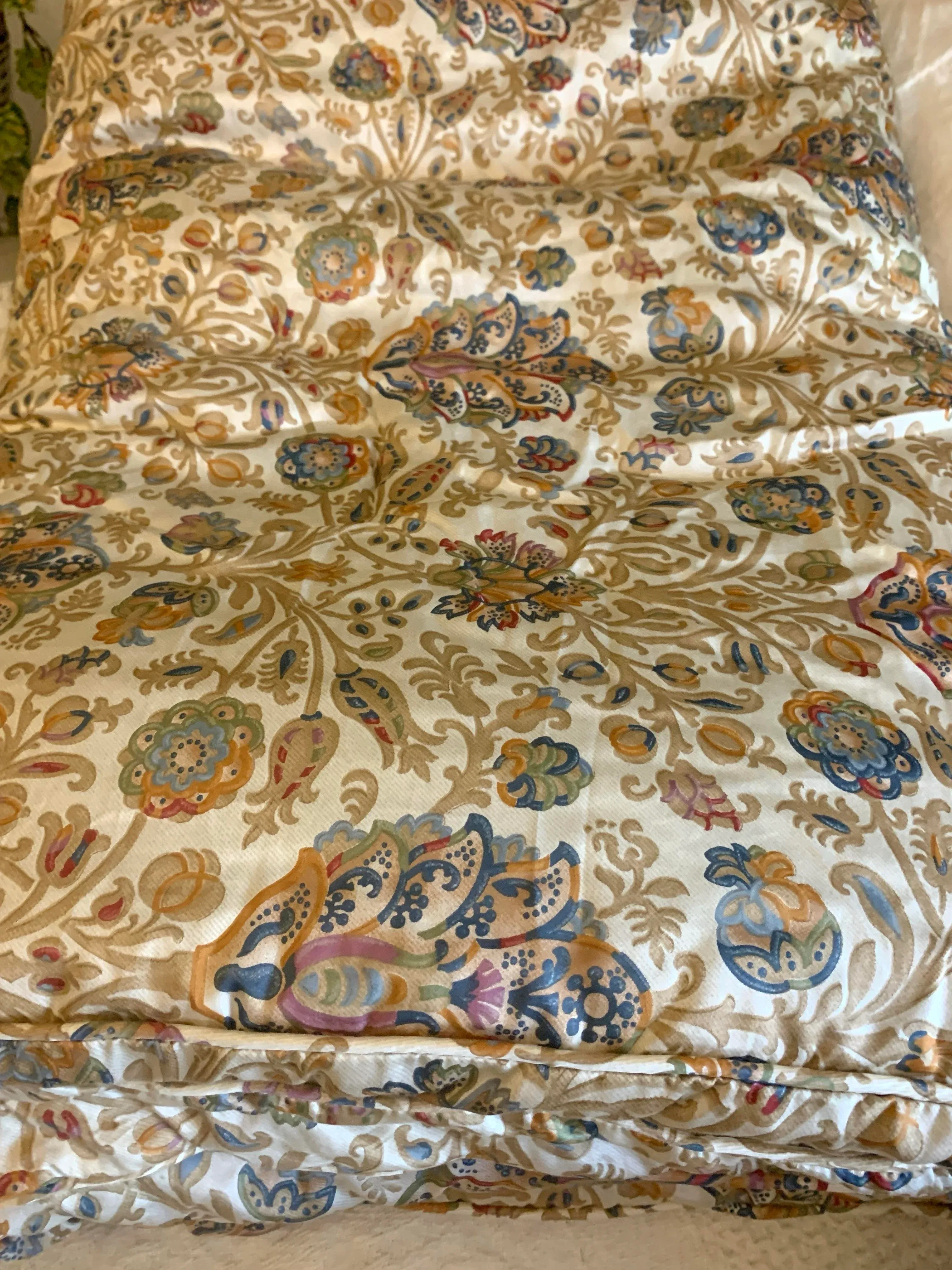 Ralph Lauren ゴールド カフリンクス Lauren Ralph Lauren Marrakech Gold Blue Twin Comforter Cover
