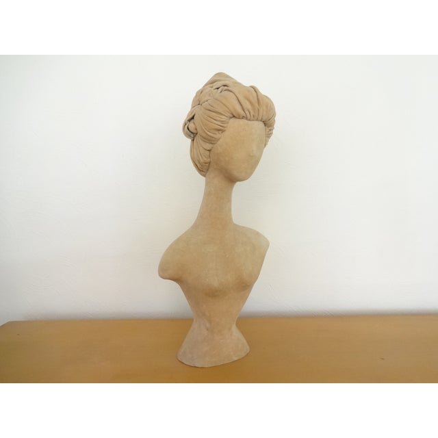 1940s Abstract Velvet Mannequin Bust For Sale - Image 10 of 10