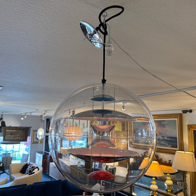 Modern Verner Panton for VerPan Vp Globe Suspension Lamp For Sale - Image 3 of 12