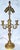 French Late 19th Century French 23k Gilded Louis XVI Style Candleabra Lamps - A Pair For Sale - Image 3 of 8