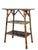 Wood Antique Aesthetic Movement Tiger Bamboo Three-Tier Side Table For Sale - Image 7 of 12