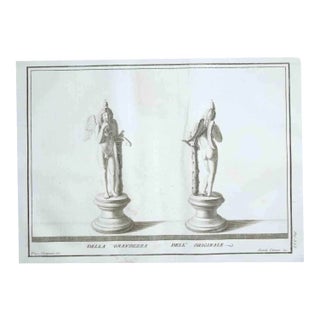 Ancient Roman Statues, 18th-Century, Original Etching For Sale