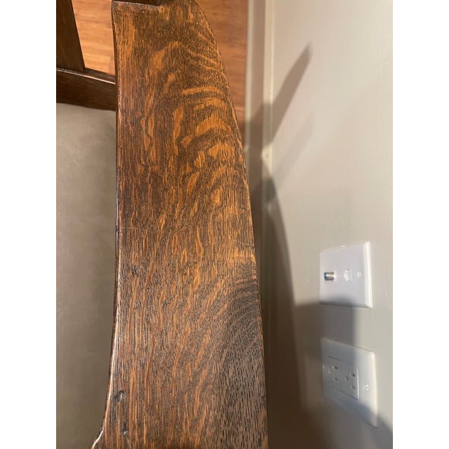 Early 20th Century Early 20th Century Arts and Crafts Rocking Chair For Sale - Image 5 of 7