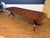 Traditional Classic Mahogany Scallop Cornered Dining Table by Leighton Hall - Showroom Sample For Sale - Image 3 of 16