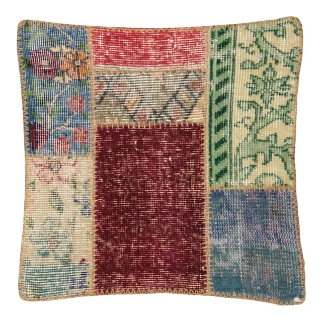 1960s Turkish Patchwork Pillow For Sale