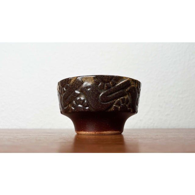 1960s Mid-Century Modern Danish Studio Pottery Candleholder from Michael Andersen Keramik, Bornholm, 1960s For Sale - Image 5 of 12