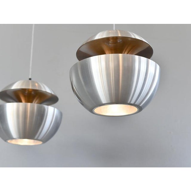 UFO Pendant Lights by Bertrand Balas for Raak Amsterdam, 1970s, Set of 2 For Sale - Image 6 of 13