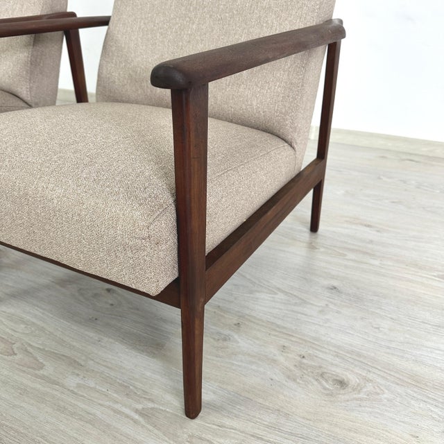 Danish Lounge Chairs - A Pair For Sale - Image 9 of 11