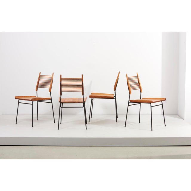 Shovel Chairs attributed to Paul McCobb for Winchendon, 1950s, Set of 4 For Sale - Image 3 of 16