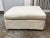 Gray Restoration Hardware Slipcover Belgian Linen Shelter Armchair + Ottoman For Sale - Image 8 of 12