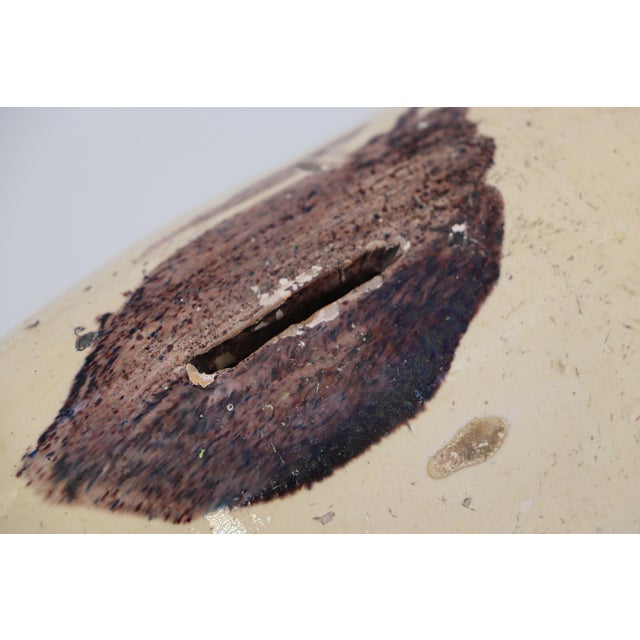 Ceramic 19th Century Glazed Earthenware Large Piggy Bank, Danish For Sale - Image 7 of 18