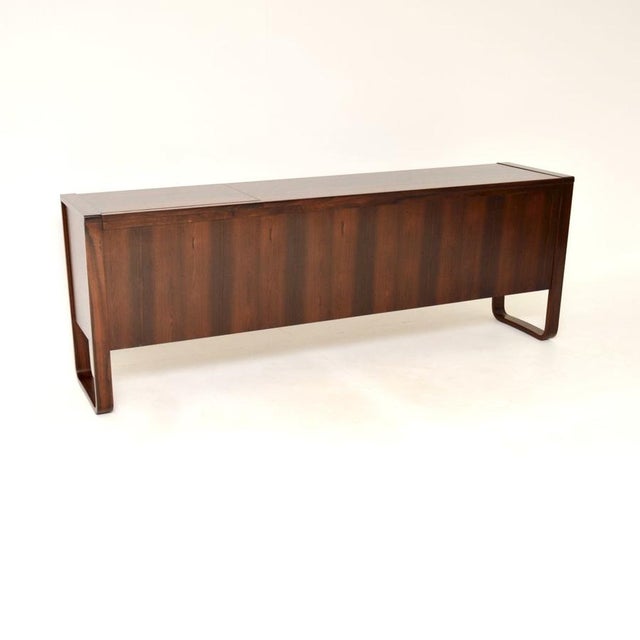 Brown Vintage Sideboard attributed to Gunther Hoffstead for Uniflex, 1960 For Sale - Image 8 of 14