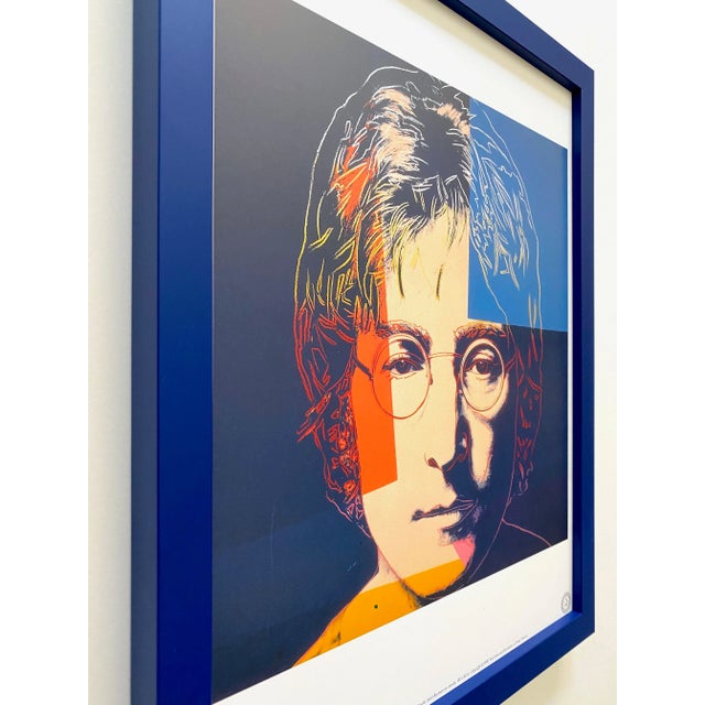 Andy Warholの絵 額縁付き 10%オフ Andy Warhol Estate Vintage 1990 Framed Pop Art Lithograph