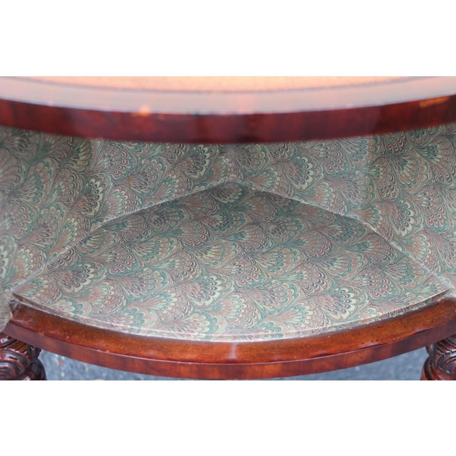 Vintage Maitland Smith Signature Tromp l'oeil Center Table For Sale - Image 9 of 13