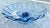 Hand‑Blown Mid-Century Blue Pedestal Bowl For Sale In New York - Image 6 of 6