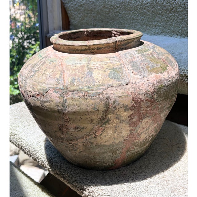 Ceramic Antique Chinese Ceramic Storage Jar Song-Yuan Dynasty For Sale - Image 7 of 8
