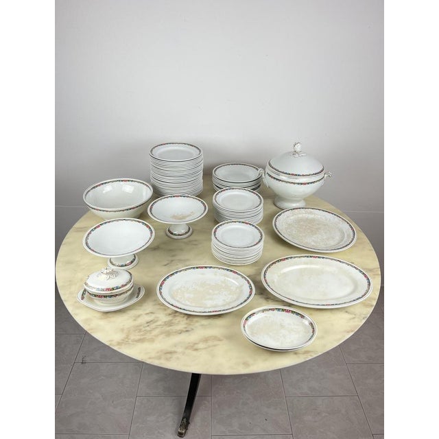 Italian Ceramic Dishes, 1890s, Set of 70 For Sale - Image 18 of 18