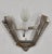 Transparent Pair of Petitot & Muller Freres French Art Deco Stepped Geometric Wall Sconces 1930s . 2 Pair Available For Sale - Image 8 of 12