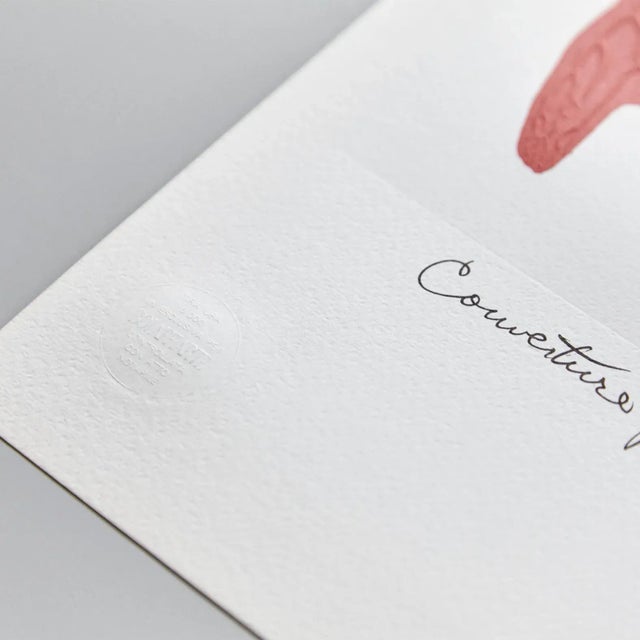 Limited Edition Red & Black Photolithography R by Man Ray, 1975 For Sale - Image 6 of 9