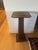 Workaday Handmade Antique 1920's Folk Art Mission Marquetry Arts and Crafts Pedestal Plant Stand For Sale - Image 4 of 6