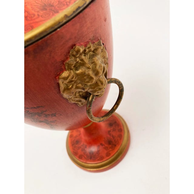 Early 19th Century Italian Tole Chestnut Urn For Sale In Louisville - Image 6 of 13