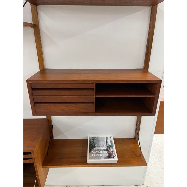 Vintage Danish 2-Bay Wall Unit by P. Cadovius, 1960s For Sale - Image 17 of 18