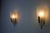 Stilnovo Mid-Century Brass and Glass Wall Lamps attributed to Stilnovo, Italy, 1960s, Set of 2 For Sale - Image 4 of 8