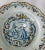 We are selling this great French polychrome charger. This faience charger is decorated with fine polychrome decoration...