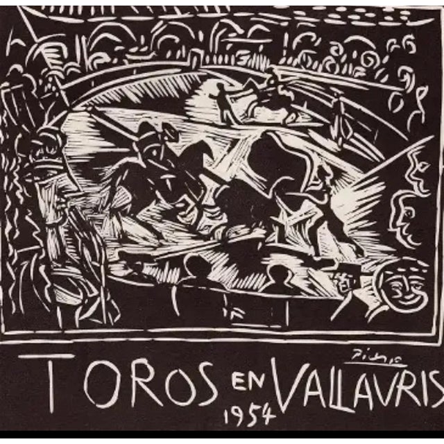 Modern Pablo Picasso, Toros at Vallauris, Lithograph, 1959 For Sale - Image 3 of 4