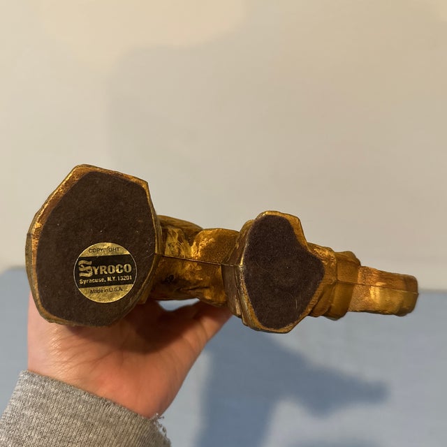 1960s Gold Gilt Syroco Pheasant For Sale - Image 9 of 11