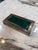 Modern Vintage Silverplate Box With Malachite Inlay Lid For Sale - Image 3 of 5