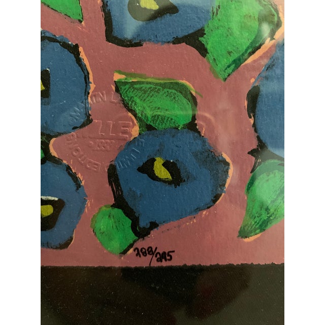 1990s "Afternoon Tea" Interior Scene Serigraph by Laurie Zeszut, Framed For Sale - Image 4 of 7