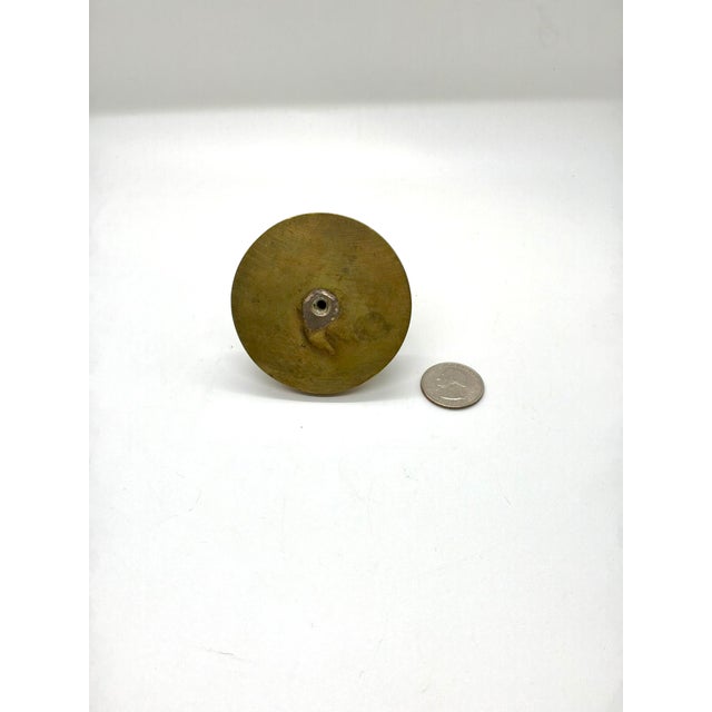 Hickory Chair Furniture Company Hickory Chair Co Ring Pull Satin Brass For Sale - Image 4 of 4