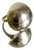 1960s 14k Gold Diamond Starburst Dome Ring With Celestial Modernist Design, Size 6.5 For Sale