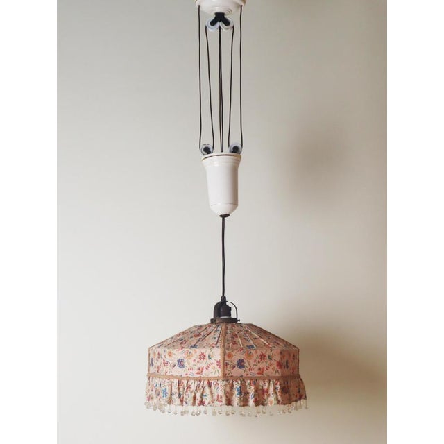 Art Nouveau Swedish Counterweight Pendant in the style of Josef Frank, 1920s For Sale - Image 17 of 18