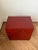 Asian 1960s Asian-Inspired Vintage Red Lacquered Storage Chest For Sale - Image 3 of 8
