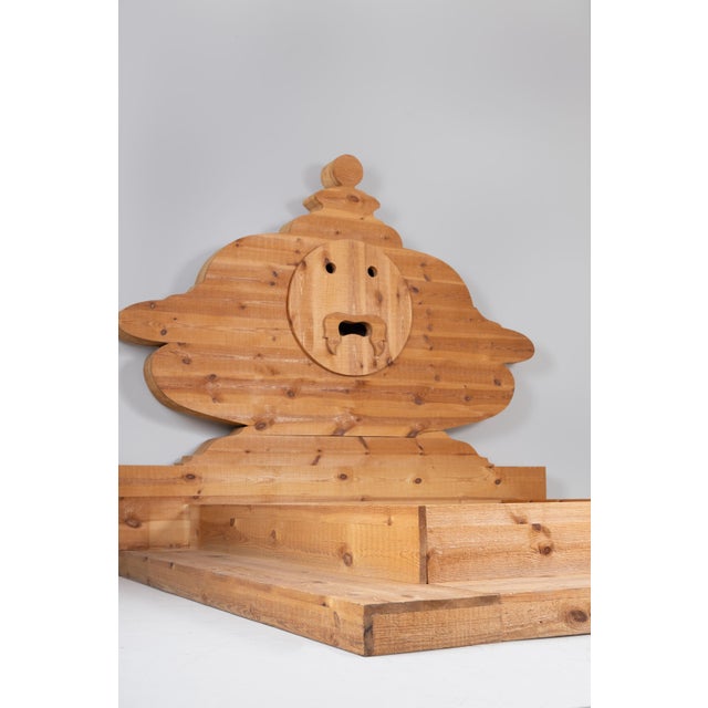 La Bocca Della Verità Bed by Mario Ceroli for Poltronova, Italy, 1972 For Sale - Image 14 of 18