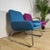 Mid-Century Wool Armchairs with Metal Legs 1970s, Set of 2 For Sale - Image 6 of 8