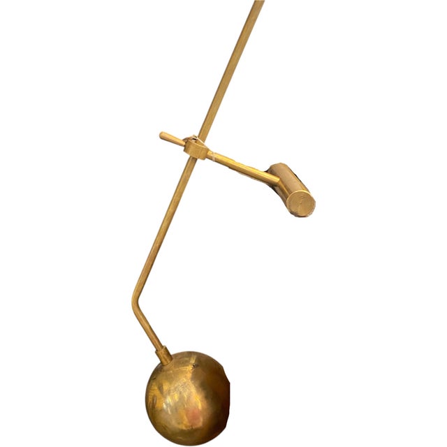 Brass and Murano Glass Pendant Table Lamp, 1970s, in Flawless conditions. Designed 1970 to 1979 This piece is attributed...