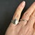 Vintage Opal Sterling Silver Modernist Ring MCM Butterfly Size 7 - 7.5 For Sale - Image 11 of 11