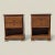 Brass Vintage l.a. Period Furniture Wood Nightstands, Pair, 1960s For Sale - Image 8 of 10